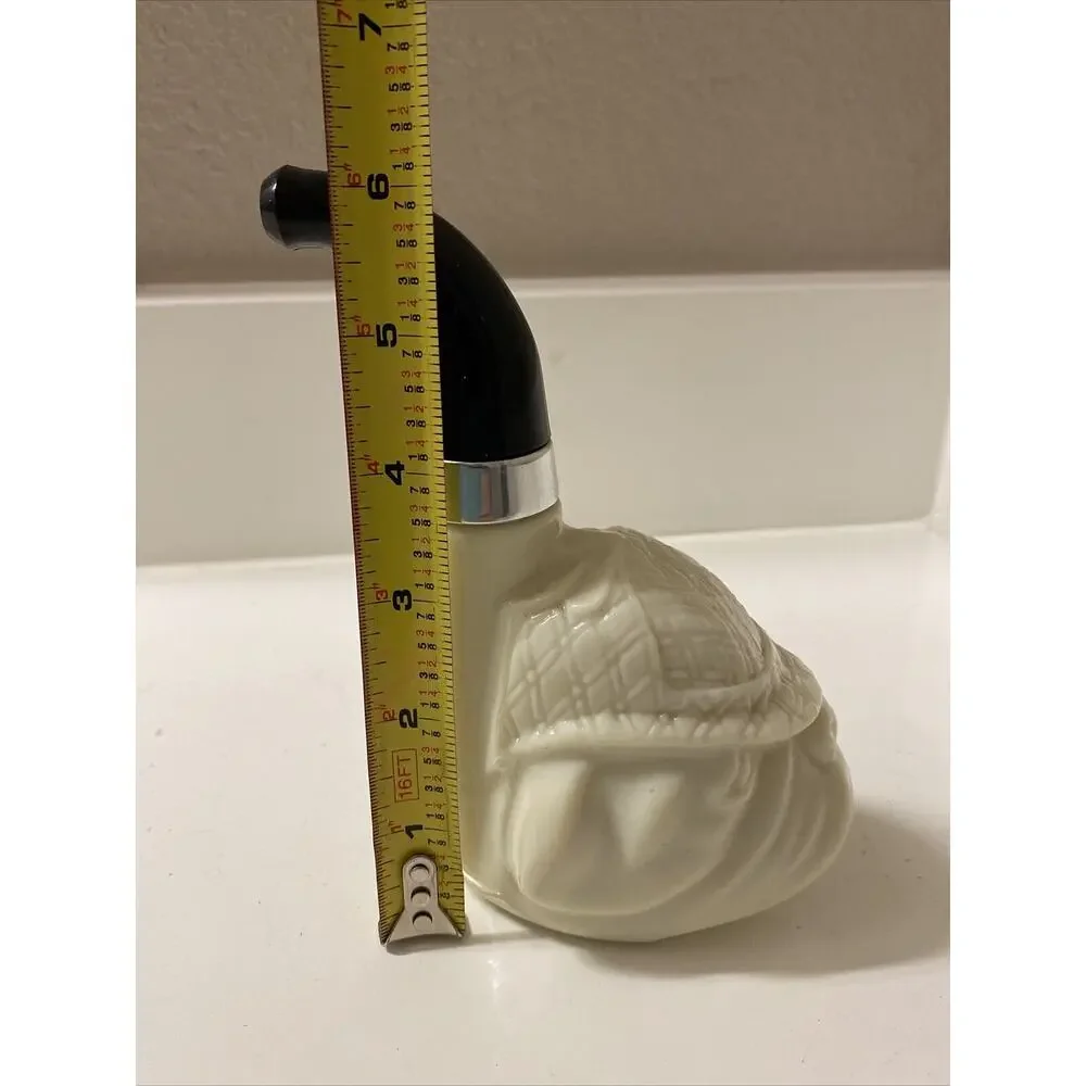 VTG AVON Bulldog Pipe Decanter Wild Country After Shave Decorative Bottle Empty